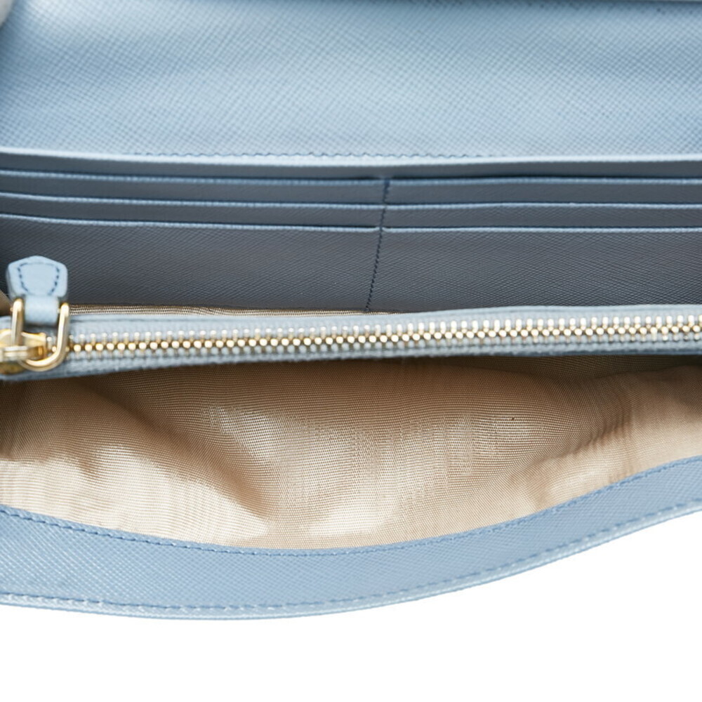 Authentic Prada Saffiano Logo Continental Flap Wallet - Picture 8 of 12